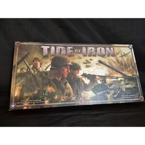 TIDE OF IRON Board Game WWII World War 2 Tactical Combat Military Game 2006